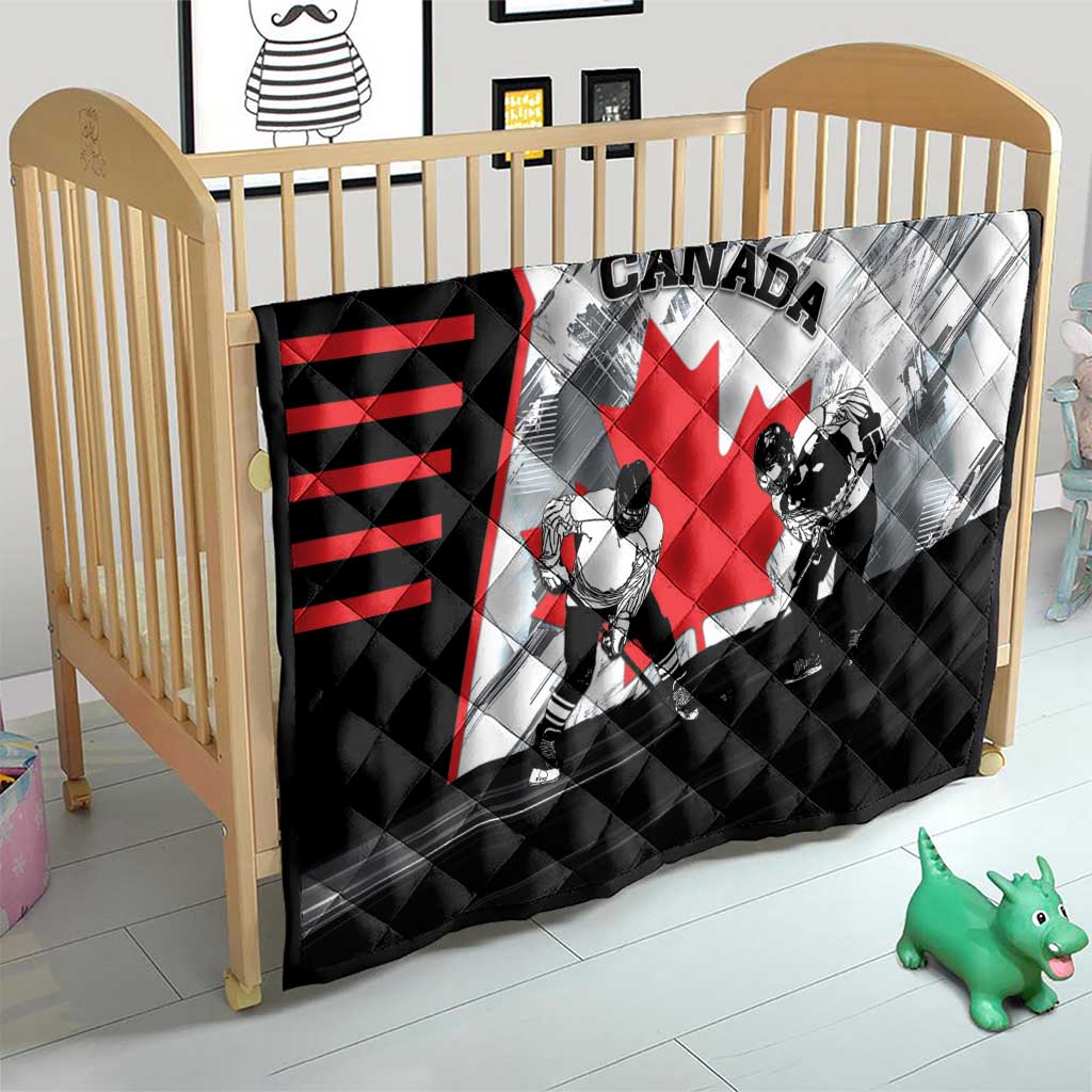 Canada Hockey Quilt Maple Leaf Sport Style