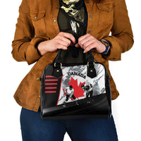 Canada Hockey Shoulder Handbag Maple Leaf Sport Style
