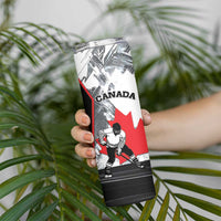 Canada Hockey Skinny Tumbler Maple Leaf Sport Style