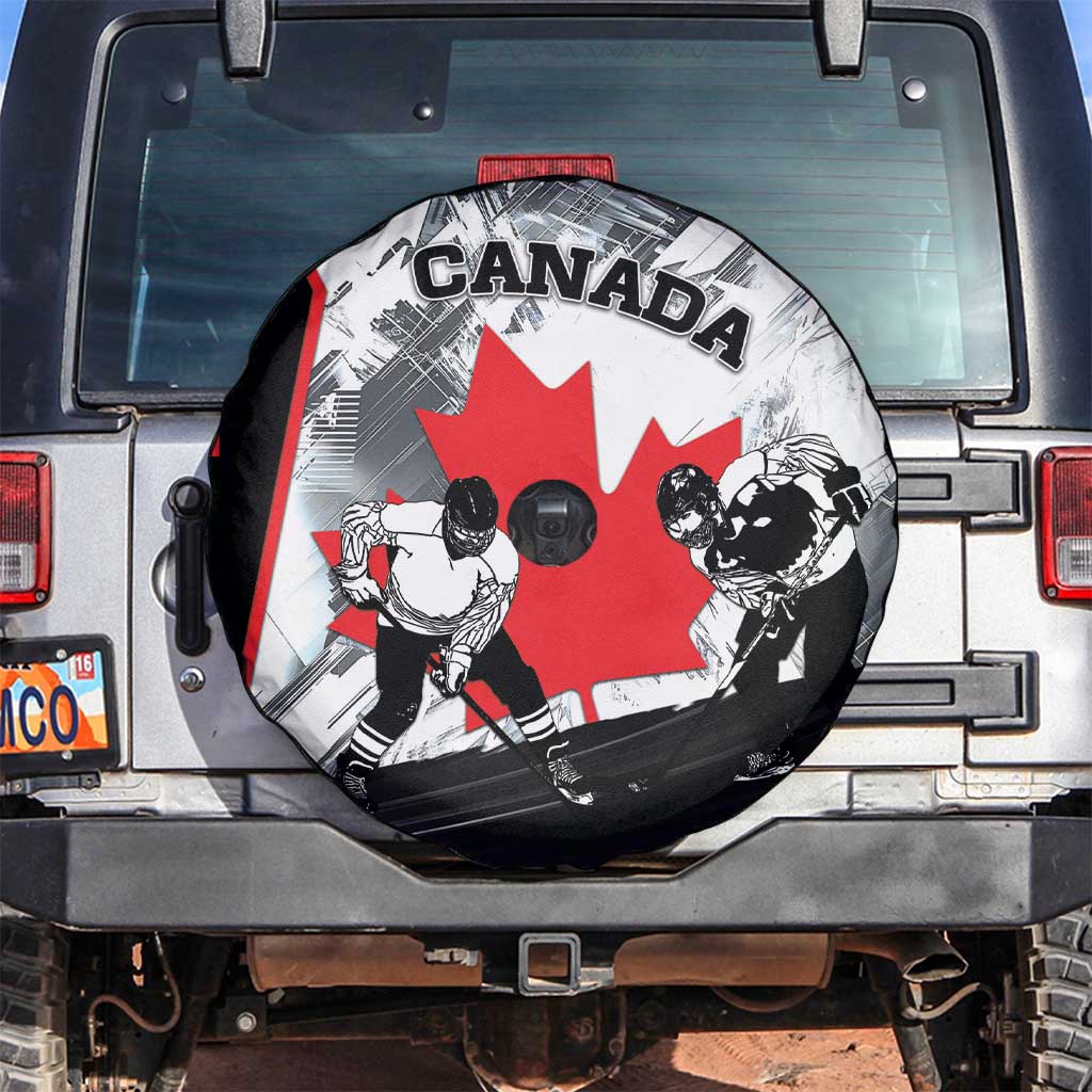 Canada Hockey Spare Tire Cover Maple Leaf Sport Style