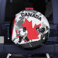 Canada Hockey Spare Tire Cover Maple Leaf Sport Style
