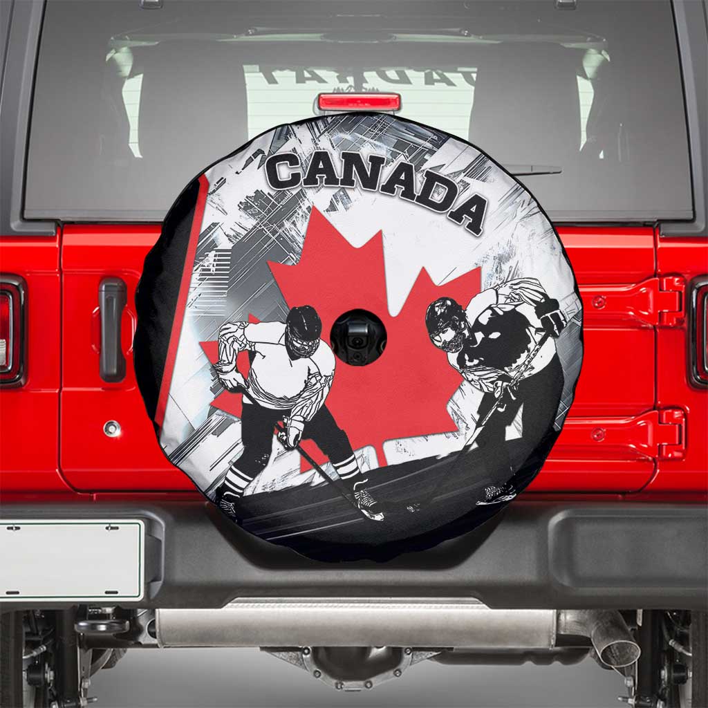 Canada Hockey Spare Tire Cover Maple Leaf Sport Style