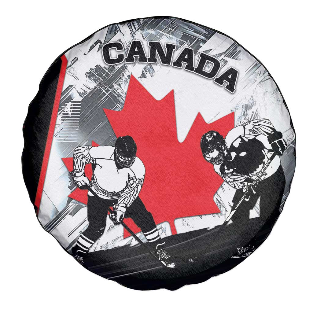 Canada Hockey Spare Tire Cover Maple Leaf Sport Style