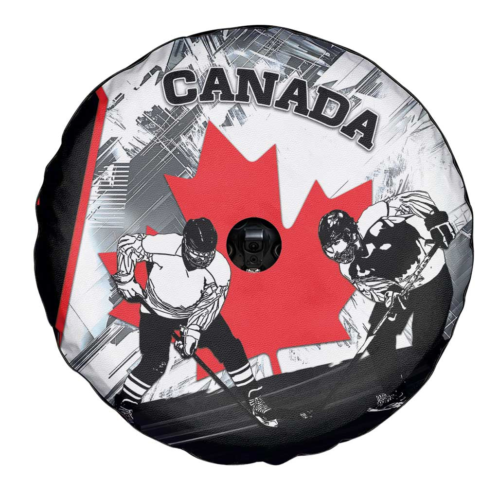 Canada Hockey Spare Tire Cover Maple Leaf Sport Style