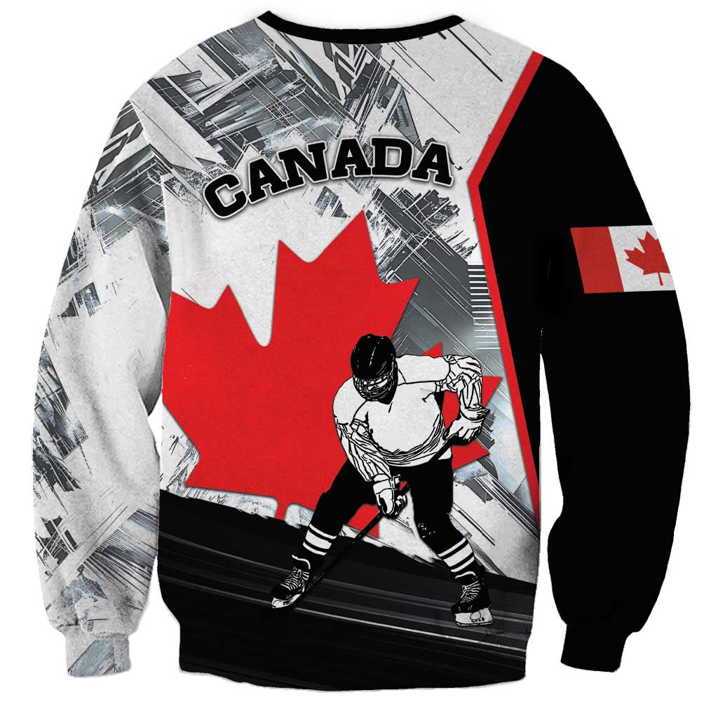 Canada Hockey Sweatshirt Maple Leaf Sport Style