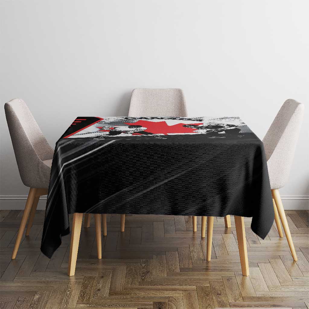 Canada Hockey Tablecloth Maple Leaf Sport Style