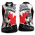 Canada Hockey Women Sleeveless Polo Shirt Maple Leaf Sport Style