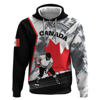 Canada Hockey Zip Hoodie Maple Leaf Sport Style