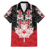 Personalised Canada Maple Leaf Family Matching Mermaid Dress and Hawaiian Shirt Haida Totem Inspired Art