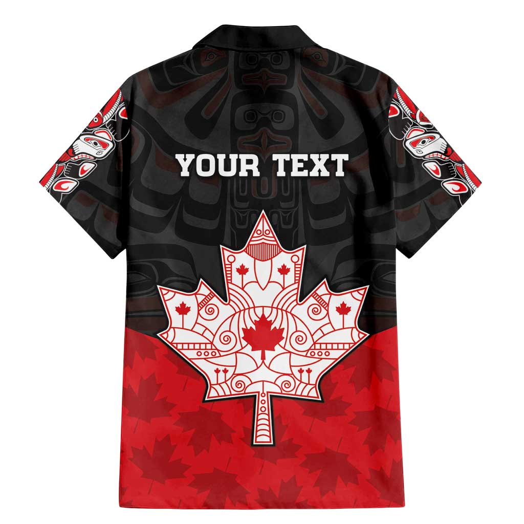 Personalised Canada Maple Leaf Family Matching Mermaid Dress and Hawaiian Shirt Haida Totem Inspired Art