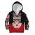 Personalised Canada Maple Leaf Kid Hoodie Haida Totem Inspired Art