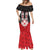 Personalised Canada Maple Leaf Mermaid Dress Haida Totem Inspired Art