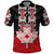 Personalised Canada Maple Leaf Polo Shirt Haida Totem Inspired Art