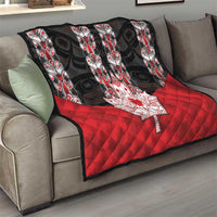 Canada Maple Leaf Quilt Haida Totem Inspired Art