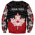 Personalised Canada Maple Leaf Sweatshirt Haida Totem Inspired Art