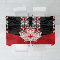 Canada Maple Leaf Tablecloth Haida Totem Inspired Art