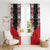 Canada Maple Leaf Window Curtain Haida Totem Inspired Art