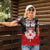Personalised Canada Maple Leaf Women Polo Shirt Haida Totem Inspired Art