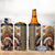 Native American Man 4 in 1 Can Cooler Tumbler Feather Headdress With Dream Catcher