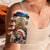 Native American Man 4 in 1 Can Cooler Tumbler Feather Headdress With Dream Catcher