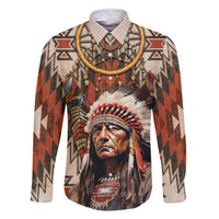 Native American Man Family Matching Short Sleeve Bodycon Dress and Hawaiian Shirt Feather Headdress With Dream Catcher