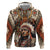 Native American Man Hoodie Feather Headdress With Dream Catcher