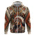 Native American Man Hoodie Feather Headdress With Dream Catcher