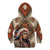 Native American Man Kid Hoodie Feather Headdress With Dream Catcher