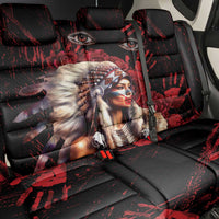 Native American MMIW Back Car Seat Cover Red Indian Women With Red Handprint