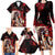 Native American MMIW Family Matching Long Sleeve Bodycon Dress and Hawaiian Shirt Red Indian Women With Red Handprint