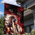 Native American MMIW Garden Flag Red Indian Women With Red Handprint