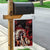 Native American MMIW Garden Flag Red Indian Women With Red Handprint
