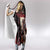 Native American MMIW Hooded Blanket Red Indian Women With Red Handprint
