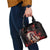 Native American MMIW Shoulder Handbag Red Indian Women With Red Handprint