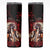 Native American MMIW Skinny Tumbler Red Indian Women With Red Handprint