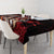 Native American MMIW Tablecloth Red Indian Women With Red Handprint