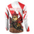 Personalised Canada Beaver Adventurer Button Sweatshirt With Maple Leaf