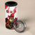 Personalised Canada Beaver Adventurer 4 in 1 Can Cooler Tumbler With Maple Leaf
