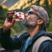 Personalised Canada Beaver Adventurer 4 in 1 Can Cooler Tumbler With Maple Leaf