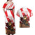 Personalised Canada Beaver Adventurer Couples Matching Off Shoulder Maxi Dress and Hawaiian Shirt With Maple Leaf