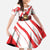 Personalised Canada Beaver Adventurer Family Matching Off The Shoulder Long Sleeve Dress and Hawaiian Shirt With Maple Leaf