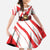 Personalised Canada Beaver Adventurer Family Matching Off Shoulder Maxi Dress and Hawaiian Shirt With Maple Leaf
