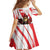 Personalised Canada Beaver Adventurer Family Matching Off Shoulder Maxi Dress and Hawaiian Shirt With Maple Leaf