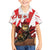 Personalised Canada Beaver Adventurer Family Matching Short Sleeve Bodycon Dress and Hawaiian Shirt With Maple Leaf