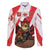 Personalised Canada Beaver Adventurer Family Matching Summer Maxi Dress and Hawaiian Shirt With Maple Leaf