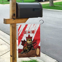 Canada Beaver Adventurer Garden Flag With Maple Leaf