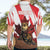 Personalised Canada Beaver Adventurer Hawaiian Shirt With Maple Leaf
