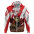 Personalised Canada Beaver Adventurer Hoodie With Maple Leaf