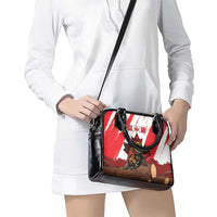 Canada Beaver Adventurer Shoulder Handbag With Maple Leaf