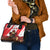 Canada Beaver Adventurer Shoulder Handbag With Maple Leaf